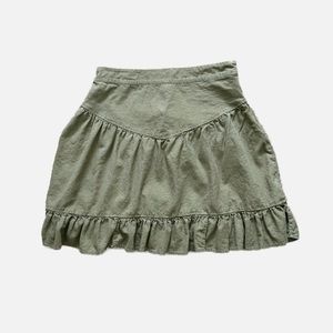 Banana Republic Green Skirt Size 10 TALL